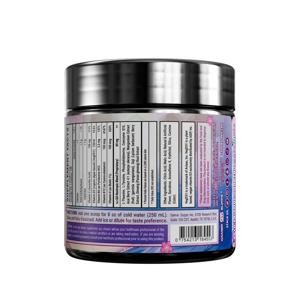 Sakura Splash GG by Silvervale Caffeine Free (Legacy Tub) - 100 Servings - Image 4
