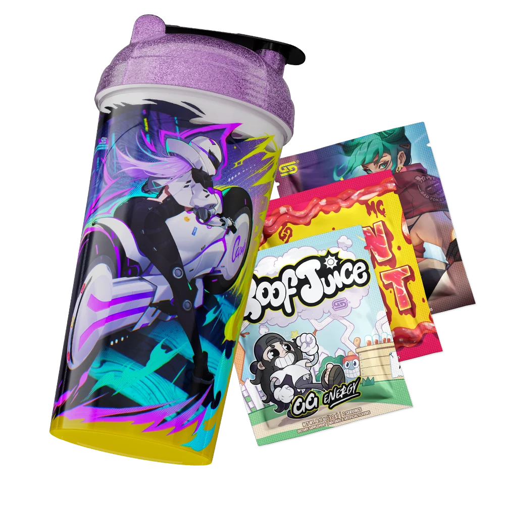 Waifu Cups x AiCandii: Cyber All Over Print Shaker - Image 3
