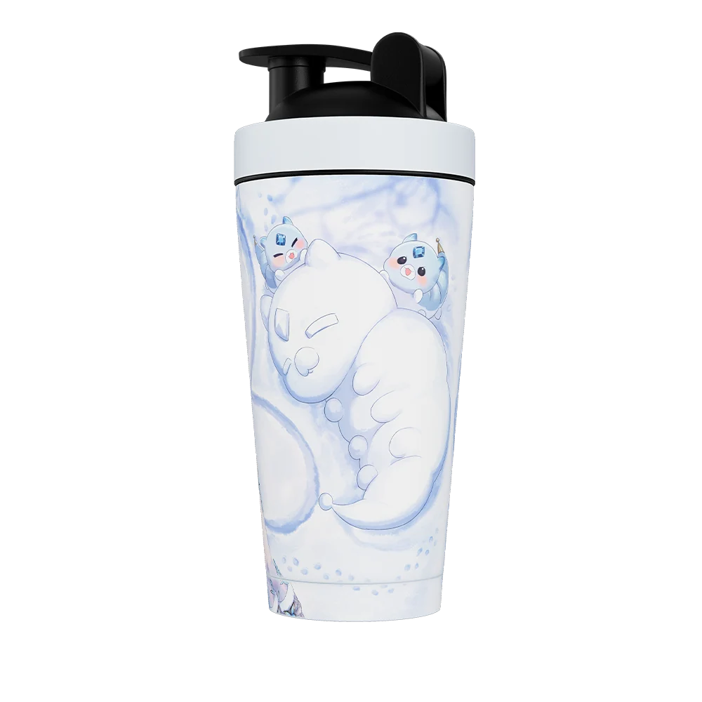 Waifu Cups x AmaLee: Snow Bunny Metal Shaker - Image 5